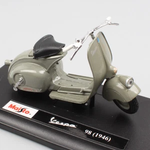 Kids 1/18 maisto Piaggio Vespa 98 1946 scooter motorcycle bike diecast toy model - Picture 1 of 12