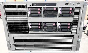 HP integrity RX6600 Server AD133A 4x D389-2100C Processors 32GB mem "SOLD AS IS" - Picture 1 of 9