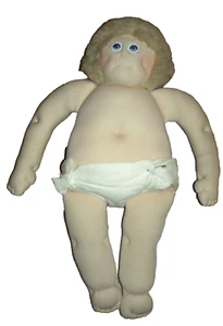 Bambola vintage cavolo patch bambini fatta in casa 22" occhi dipinti a mano fatta a mano A2 - Foto 1 di 1