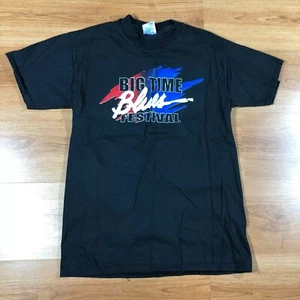 Vintage Big Time Blues Festival Black T-Shirt July 27, 1997 Medium - Picture 1 of 5