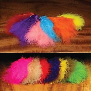 Hareline  X-Select  Marabou Extra Fly Tying Feathers 7" Long All Colors