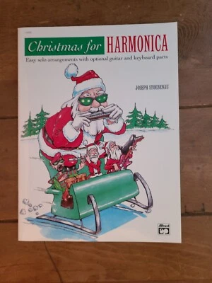 Christmas For Harmonica Easy Solo Joseph Stoebenau New Music Book (1527) - Image 1 of 4