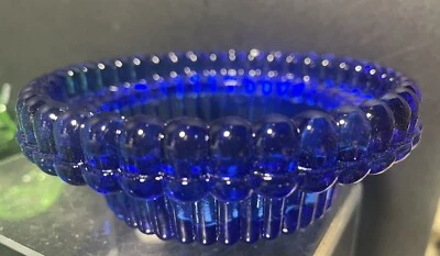 FOR FENTO AND LG WRIGHT Cobalt blue Fairy Lamp Insert Fenton L.G. Wright Excellent