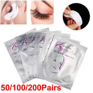 Salon Eyelash Lash Extensions Under Eye Gel Pads Lint Free Patches Make Up Tools - Picture 1 of 15