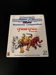 TSR AD&D 2ª Ed Monstruo Compendio - Folio Demonio En muy buen estado incompleto AF2 (C) - Imagen 1 de 5