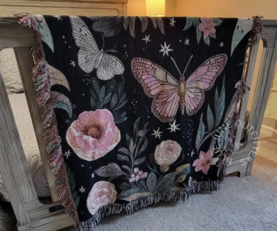 WITCH'S NIGHT GARDEN | WOVEN THROW BLANKET - Image 1 of 4