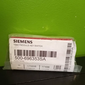 Interruptor de llave de módulo Siemens TSM-1 - ECS - Imagen 1 de 2