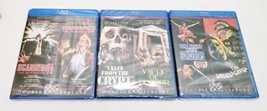 NEW ~ Scanners 2 3 Tales of the Crypt Sorcerers Blu-ray Scream Double Feature - Picture 1 of 1