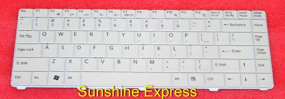 New OEM Sony White Keyboard 147996323 1-479-963-23 for SONY VAIO VGN-C71B Laptop - Image 1 of 1