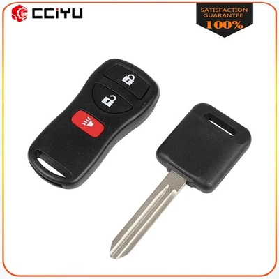 For INFINITI For FX35 3.5L 2003 2004 2005-2009 3buttons Remote Car Fob + Key - Image 1 of 4