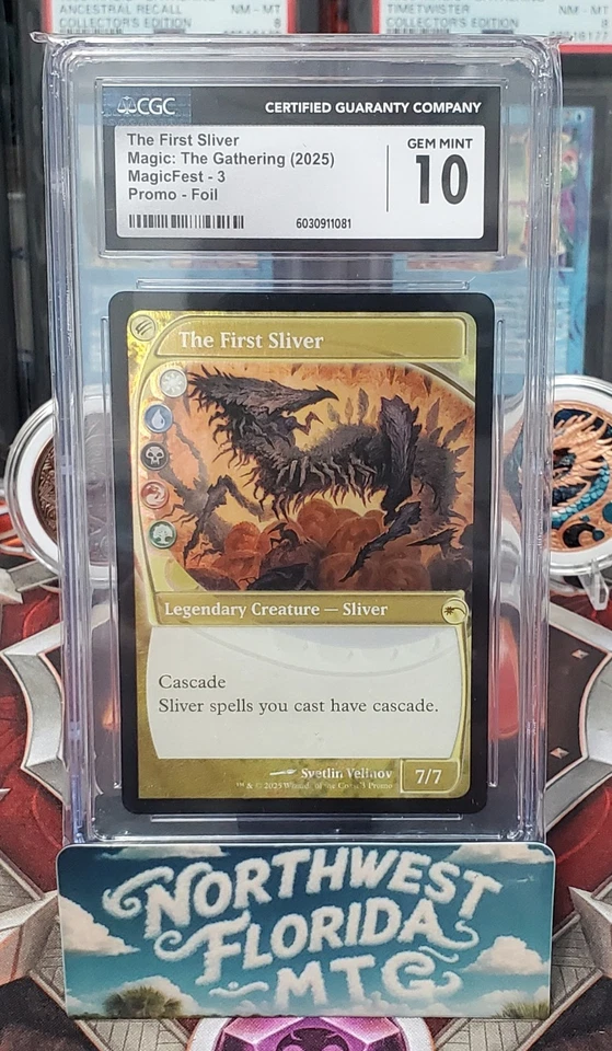 CGC Gem Mint 10 - Magic Fest 2025 - The First Sliver (Foil) Future Sight Promo - Image 1 of 1
