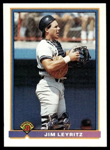 1991 Bowman Jim Leyritz New York Yankees #171 - Picture 1 of 2