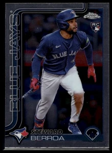 2025 Topps Chrome #163 Steward Berroa - Picture 1 of 2