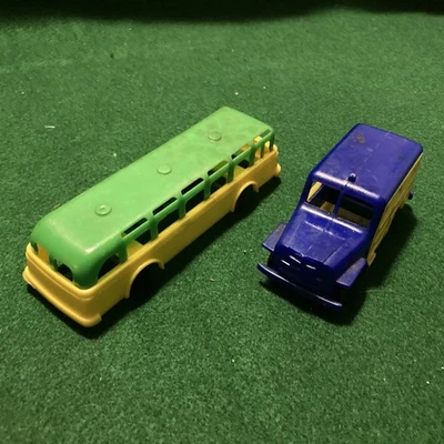 1948 Willys Jeep Универсал И Зеленый Желтый Автобус Wannatoy Сделано в США - Изображение 1 из 4