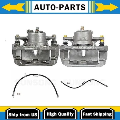 Juego de pinzas de freno con mangueras lado conductor pasajero para Toyota RAV4 2,5 L 3,5 L_ Foto 1 de 4