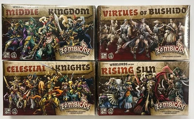 Warlords, Knights & Virtues Bundle for Zombicide White Death & Green Horde NEW - Image 1 of 2