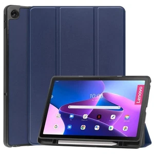 Lenovo Tab M10 Plus 3rd Gen 10.6 Leather Stand Case Soft Tablet Cover Shockproof - Picture 1 of 32