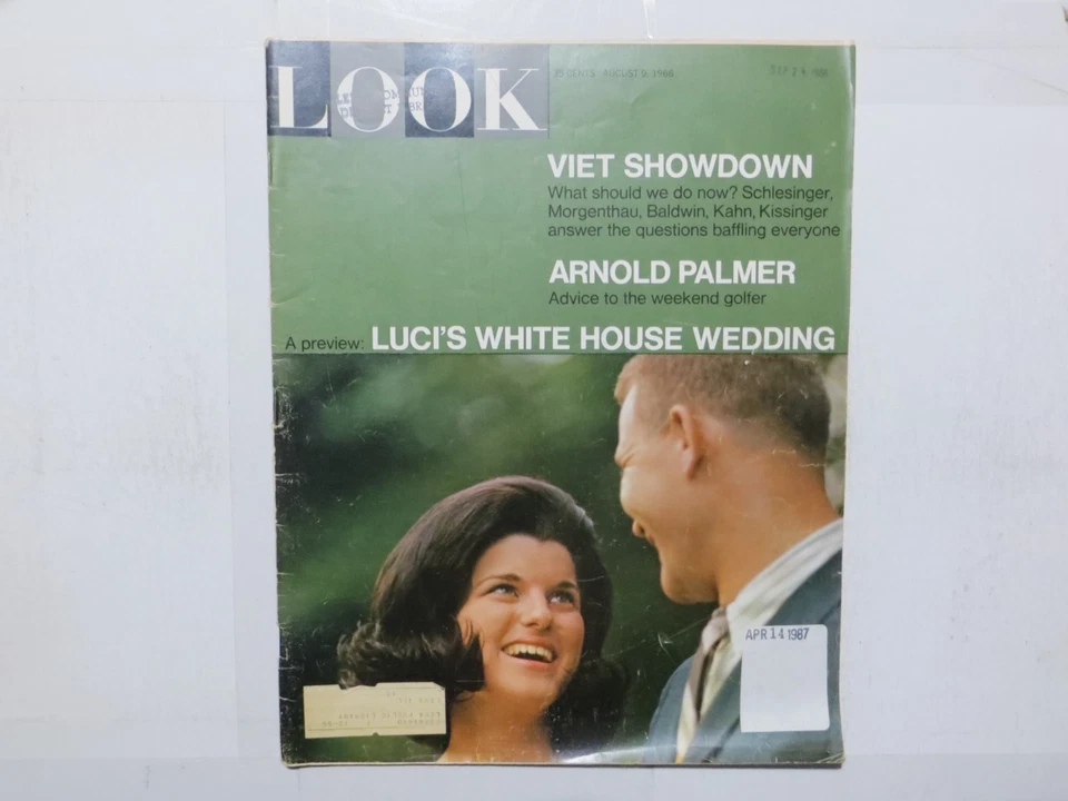 LOOK MAGAZINE Aug 9 1966 Vietnam Ho Chi Minh Golf Arnold Palmer 3Q - Image 1 of 1