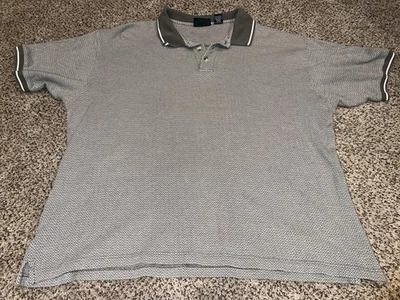 Vintage Trader Bay Oversized Polo Shirt Mens XL Olive Green - Image 1 of 4