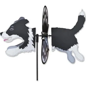 Border Collie Dog Petite Spinner Wind Garden - Picture 1 of 1