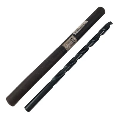 HSS Extra Long Drill Bit 5/8" Diameter x 12" Long 9" Flute High Speed Steel - Image 1 of 4