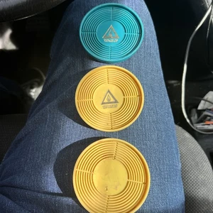 3 posavasos publicitarios vintage Cities Service Gas Company línea Teraco EE. UU. - Imagen 1 de 9