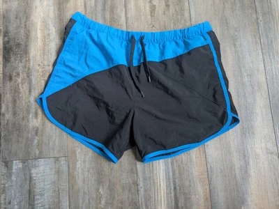 Pantalones cortos para correr LUCY ACTIVEWEAR para mujer talla S interiores azules/negros 4" Foto 1 de 4