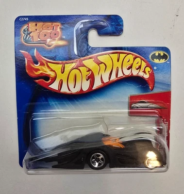 Hot Wheels HOT 100 Batmobile #069 DC Comics Batman Car C2745 Rare Packaging - Image 1 of 2