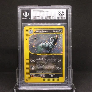 🔥 BGS 8.5 NM-MT+ HOUNDOOM HOLO RARE | SKYRIDGE H11/H32 | 0.5 OFF MINT 🔥 - Picture 1 of 14