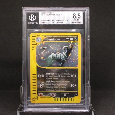 🔥 BGS 8.5 NM-MT+ HOUNDOOM HOLO RARE | SKYRIDGE H11/H32 | 0.5 OFF MINT 🔥 - Image 1 of 4