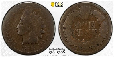 1877 INDIAN CENT *PCGS AG03* Extremely RARE *FAST FREE SHIPPING!! - Image 1 of 4