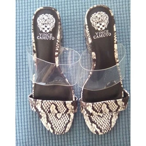 Sandalia Vince Camuto estampado Leapord talla (8m) - Imagen 1 de 9