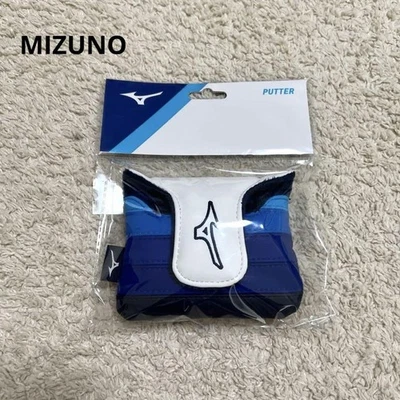MIZUNO Golf Putter Head Cover Tour Series Mallet Type 5LGH2516 White Blue New - Image 1 of 4