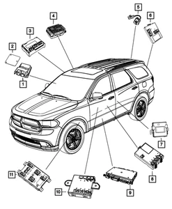 Genuine Mopar Transfer Case Control Module 68250124AD - Picture 1 of 2