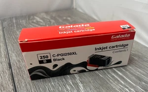 Galada 250 C-PGI250XL Inkjet Cartridge For Canon Pixma Models, Black - Picture 1 of 12