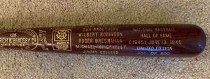 1945 Baseball HOF Brown Induction Bat - Jennings/Robinson/Kelly/O'Rourke - Picture 1 of 6