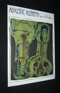 Original GFK 1994 ACOUSTIC ALCHEMY AGAINST THE GRAIN Musikladen Promo Poster - Bild 1 von 2