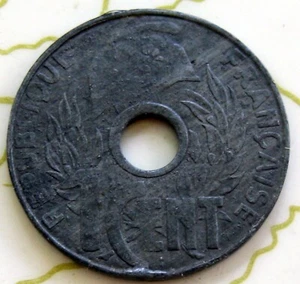 COIN FR.INDO-CHINA 1C 1941 XF 154 - Picture 1 of 2