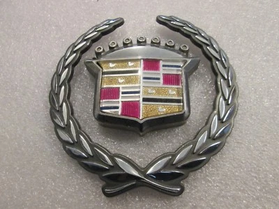 Cadillac STS 98 99 00 01 EMBLEMA REJILLA CORONA Y ESCUDO **CROMO** Foto 1 de 4