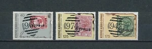 Chipre 529-31 MNH, sello en sello, 1980 - Imagen 1 de 1