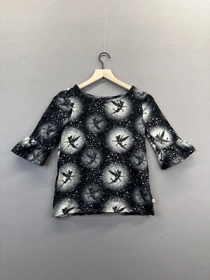 Camiseta negra Campanilla Gap Kids manga larga cuello redondo talla XXL Foto 1 de 4