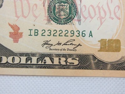 2006 $10 FRN #IB23222936A Uncirculated - Image 1 of 4