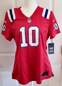 New England Patriots Nike On Field Mac Jones 10 Red Jersey Womens Medium *New* - Picture 1 of 9