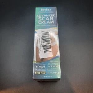 Boysea Advanced Scar Cream - 1.7 oz, Silicone Scar Cream Gel Old/New Scars 04/26 - Picture 1 of 5