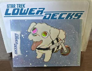 Star Trek Lower Decks Collectors Set Mixed Media Kevin Graham Sketch The Dog 1/1