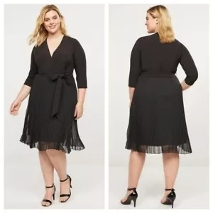 Abito Lane Bryant finto avvolgente aderente e svasato 22 - Foto 1 di 2