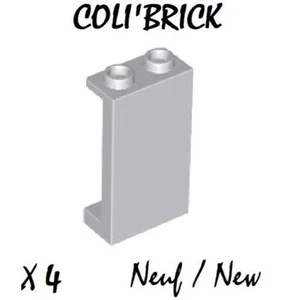 lego 87544 - 4x Panneau Mur / Panel Wall 1x2x3 - Gris / Light Bluish Gray - NEUF - Imagen 1 de 1
