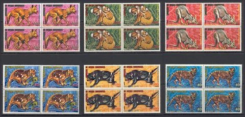 Fauna E41 Wild Animals Koala Kangaroo Dingo 24v Guinea Eq 1974 Cover