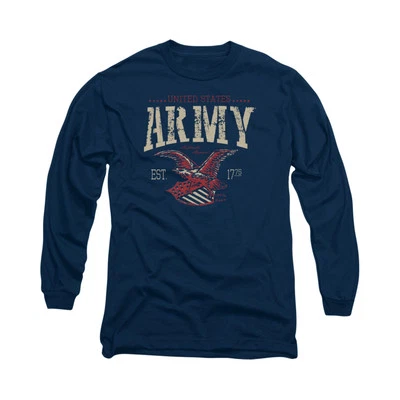 US ARMY ARCH Licensed Adult Men's Graphic Long Sleeve Tee Shirt SMALL - Image 1 of 2