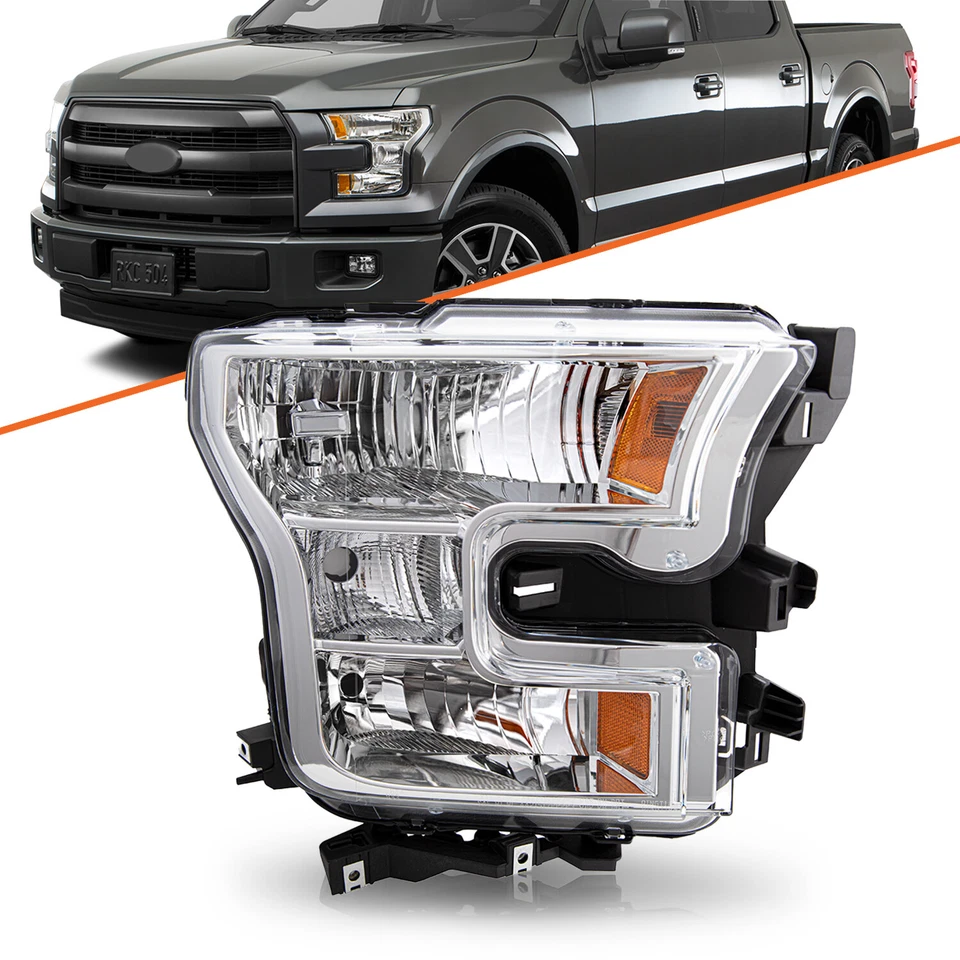 Правосторонняя галогенная фара для Ford F-150 2015-2017 годов выпуска под правую руку - Изображение 1 из 4